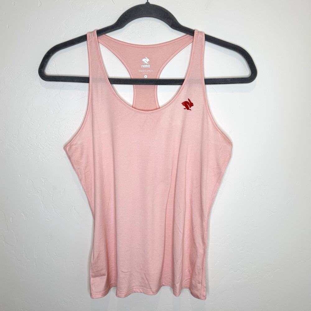 Rabbit EZ Tank Top Womens XL Pink Running Athletic Gym